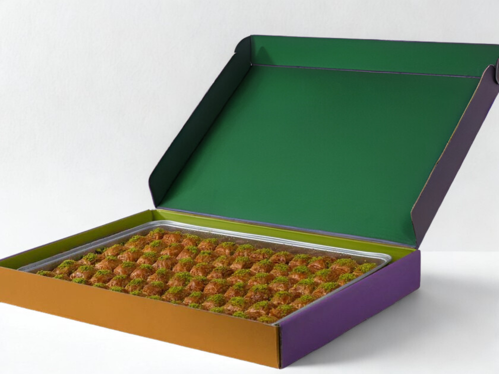 BANDEJA BAKLAVA PISTACHO de 24 unidades