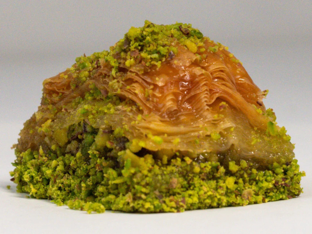 BANDEJA BAKLAVA PISTACHO de 24 unidades
